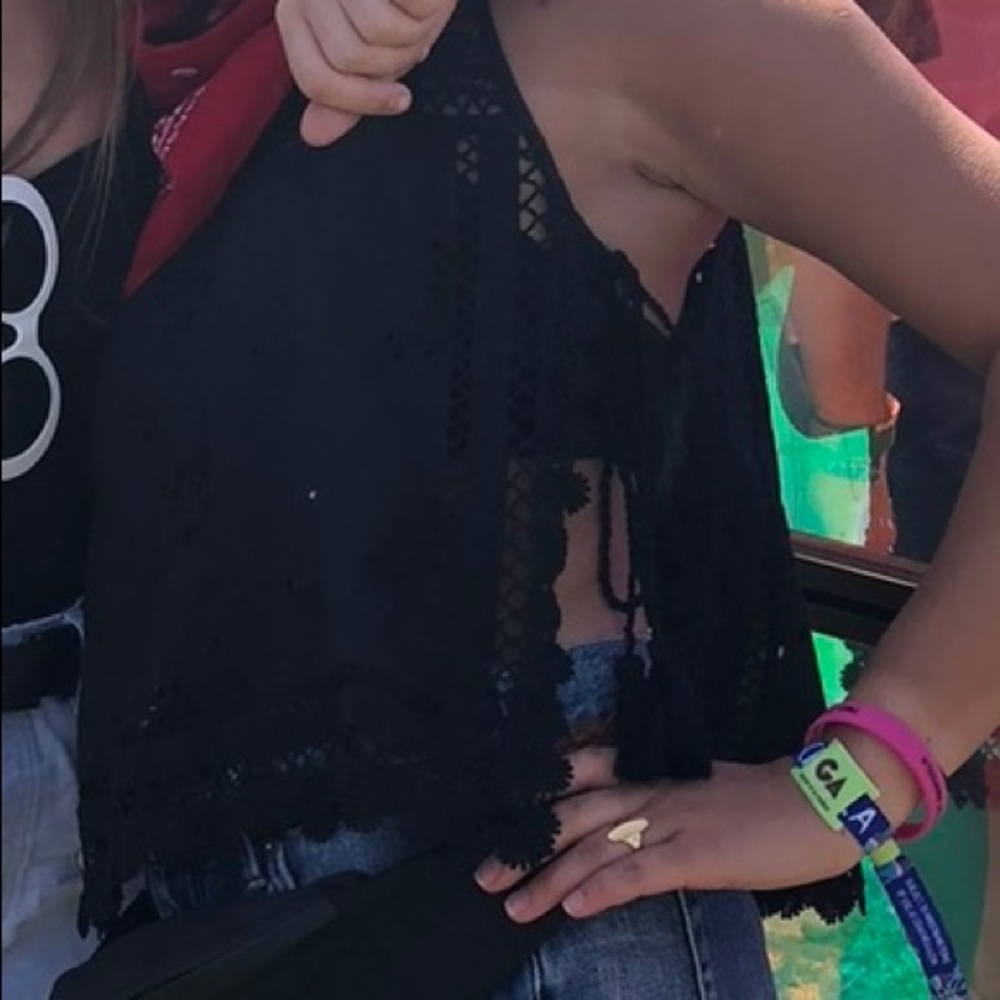 Black Free People Top - Picture 4 of 4